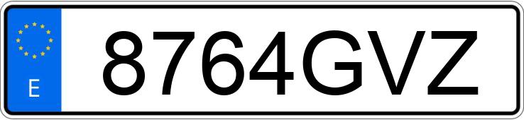 Numer rejestracyjny 8764GVZ posiada KIA CARNIVAL