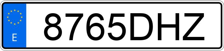 Numer rejestracyjny 8765DHZ posiada FIAT STILO