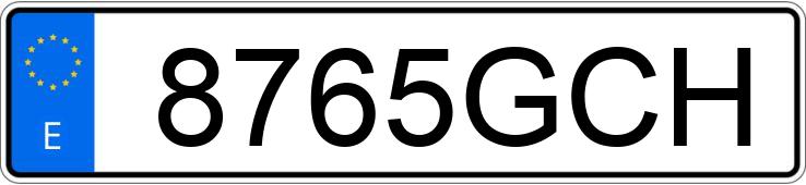 Numer rejestracyjny 8765GCH posiada RENAULT CLIO