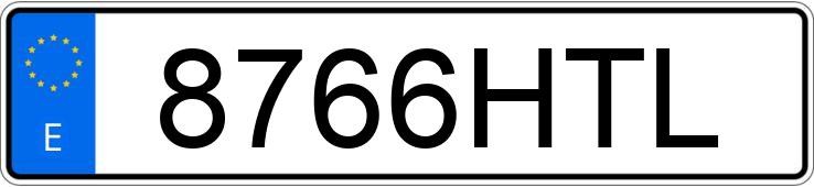 Numer rejestracyjny 8766HTL posiada FORD FOCUS