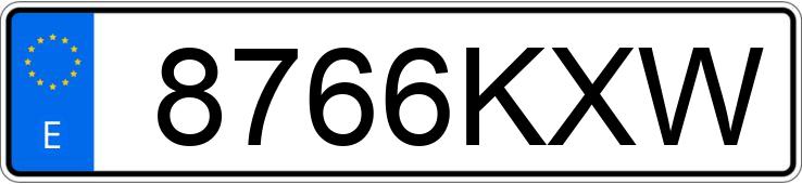 Numer rejestracyjny 8766KXW posiada MERCEDES GLA (156)