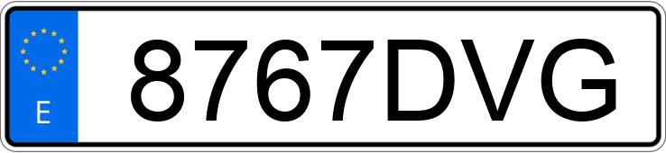 Numer rejestracyjny 8767DVG posiada RENAULT MEGANE