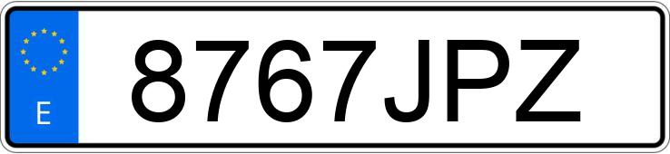 Numer rejestracyjny 8767JPZ posiada VOLKSWAGEN GOLF SPORTSVAN