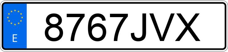 Numer rejestracyjny 8767JVX posiada FORD KUGA Numer rejestracyjny 8767JVX posiada FORD KUGA