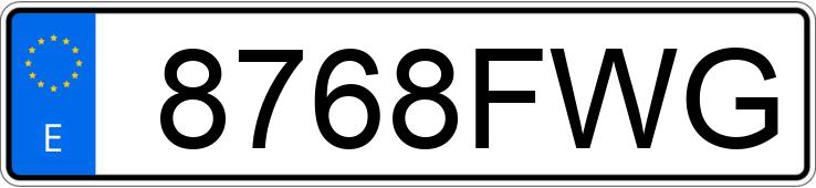 Numer rejestracyjny 8768FWG posiada VOLKSWAGEN TOURAN Numer rejestracyjny 8768FWG posiada VOLKSWAGEN TOURAN
