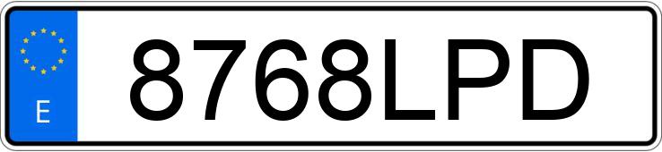 Numer rejestracyjny 8768LPD posiada CUPRA FORMENTOR
