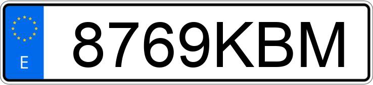 Numer rejestracyjny 8769KBM posiada PORSCHE MACAN Numer rejestracyjny 8769KBM posiada PORSCHE MACAN