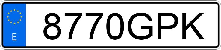 Numer rejestracyjny 8770GPK posiada PEUGEOT 3008 Numer rejestracyjny 8770GPK posiada PEUGEOT 3008