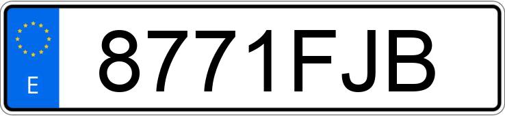 Numer rejestracyjny 8771FJB posiada OPEL ASTRA GTC