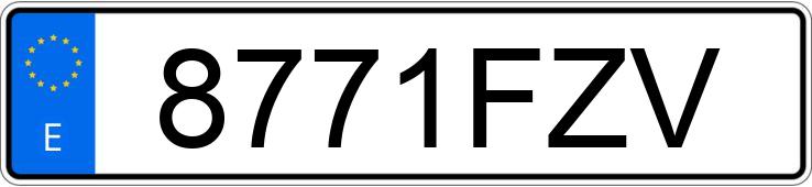 Numer rejestracyjny 8771FZV posiada FORD FOCUS