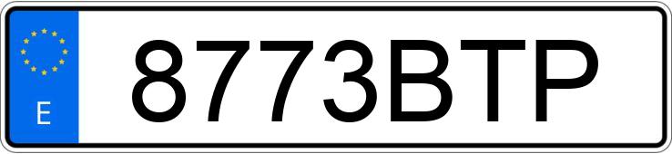 Numer rejestracyjny 8773BTP posiada RENAULT MEGANE