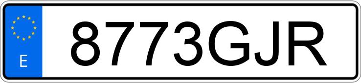 Numer rejestracyjny 8773GJR posiada FORD FIESTA Numer rejestracyjny 8773GJR posiada FORD FIESTA