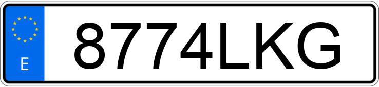 Numer rejestracyjny 8774LKG posiada NISSAN X-TRAIL