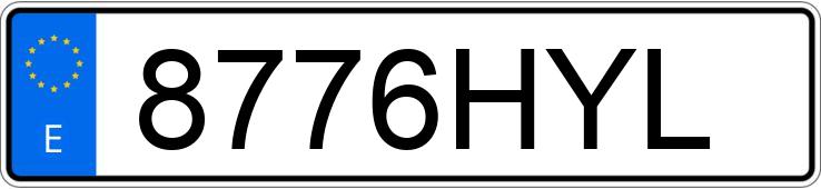 Numer rejestracyjny 8776HYL posiada MERCEDES E (212-207) Numer rejestracyjny 8776HYL posiada MERCEDES E (212-207)