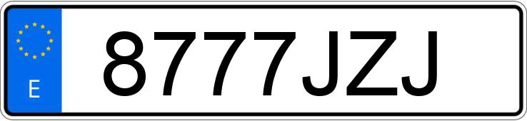 Numer rejestracyjny 8777JZJ posiada BMW SERIE 4