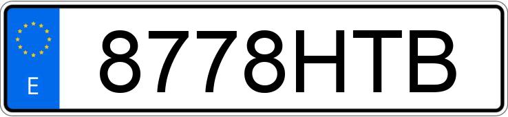 Numer rejestracyjny 8778HTB posiada FORD TOURNEO CONNECT Numer rejestracyjny 8778HTB posiada FORD TOURNEO CONNECT