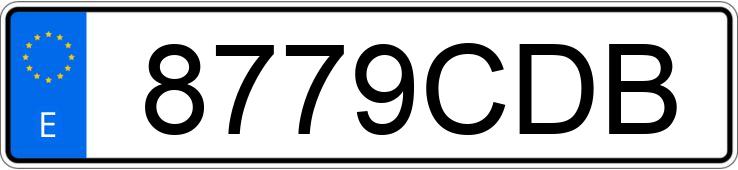 Numer rejestracyjny 8779CDB posiada MITSUBISHI MONTERO IO