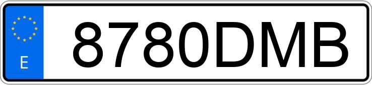 Numer rejestracyjny 8780DMB posiada VOLKSWAGEN GOLF Numer rejestracyjny 8780DMB posiada VOLKSWAGEN GOLF