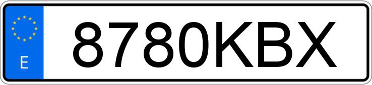 Numer rejestracyjny 8780KBX posiada PEUGEOT 3008 Numer rejestracyjny 8780KBX posiada PEUGEOT 3008