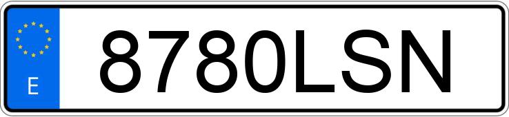 Numer rejestracyjny 8780LSN posiada HONDA CBF 125 Numer rejestracyjny 8780LSN posiada HONDA CBF 125
