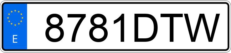 Numer rejestracyjny 8781DTW posiada VOLKSWAGEN PASSAT Numer rejestracyjny 8781DTW posiada VOLKSWAGEN PASSAT