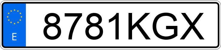 Numer rejestracyjny 8781KGX posiada JINCHENG-SUMCO JC