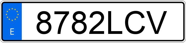 Registreringsnummeret 8782LCV har KIA STONIC