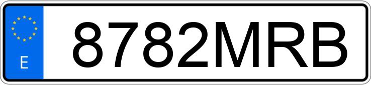 Numer rejestracyjny 8782MRB posiada CUPRA LEON