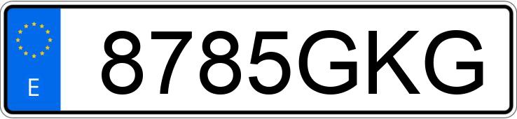 Numer rejestracyjny 8785GKG posiada KIA SPORTAGE Numer rejestracyjny 8785GKG posiada KIA SPORTAGE