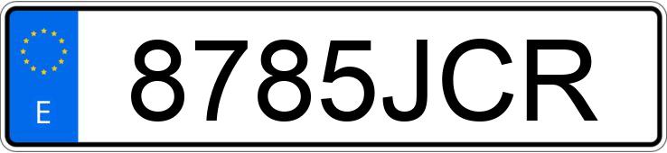 Numer rejestracyjny 8785JCR posiada AUDI A3 SPORTBACK Numer rejestracyjny 8785JCR posiada AUDI A3 SPORTBACK