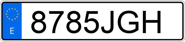 Numer rejestracyjny 8785JGH posiada HONDA S-WING 125