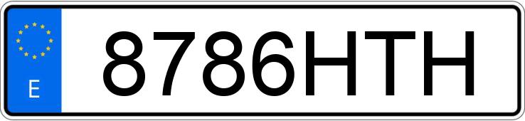 Numer rejestracyjny 8786HTH posiada PEUGEOT 308 Numer rejestracyjny 8786HTH posiada PEUGEOT 308