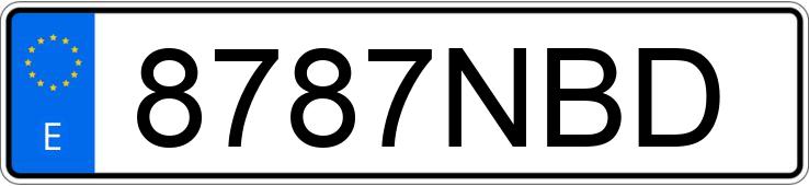 Numer rejestracyjny 8787NBD posiada TOYOTA YARIS CROSS