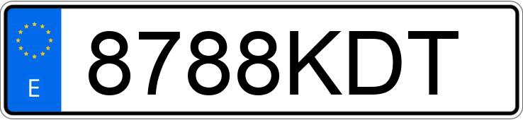 Numer rejestracyjny 8788KDT posiada SKODA OCTAVIA Numer rejestracyjny 8788KDT posiada SKODA OCTAVIA