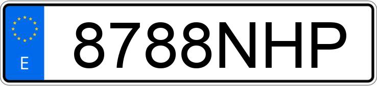 Numer rejestracyjny 8788NHP posiada JAC IEV7S Numer rejestracyjny 8788NHP posiada JAC IEV7S
