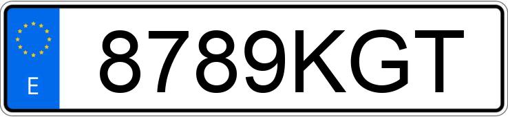 Numer rejestracyjny 8789KGT posiada AUDI A4 Numer rejestracyjny 8789KGT posiada AUDI A4