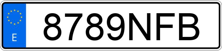 Numer rejestracyjny 8789NFB posiada TOYOTA YARIS BUSINESS PLUS 120H 1.5