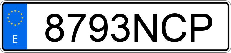 Numer rejestracyjny 8793NCP posiada MERCEDES GLE (167)