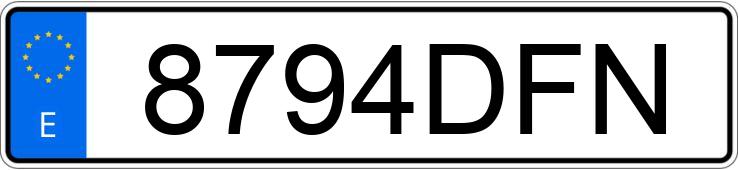 Numer rejestracyjny 8794DFN posiada AUDI A4 Numer rejestracyjny 8794DFN posiada AUDI A4