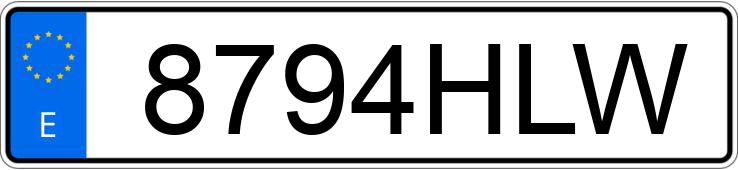 Numer rejestracyjny 8794HLW posiada BMW SERIE 5 Numer rejestracyjny 8794HLW posiada BMW SERIE 5