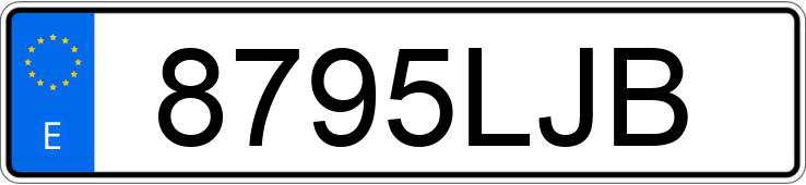 Numer rejestracyjny 8795LJB posiada RENAULT CLIO