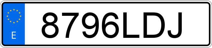 Numer rejestracyjny 8796LDJ posiada SKODA KAROQ