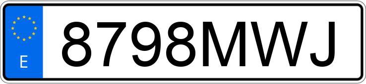 Numer rejestracyjny 8798MWJ posiada PORSCHE PANAMERA Numer rejestracyjny 8798MWJ posiada PORSCHE PANAMERA