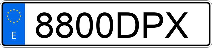 Numer rejestracyjny 8800DPX posiada MERCEDES E (211)