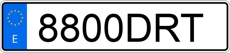 Numer rejestracyjny 8800DRT posiada FORD FUSION Numer rejestracyjny 8800DRT posiada FORD FUSION