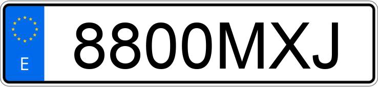 Numer rejestracyjny 8800MXJ posiada CUPRA LEON Numer rejestracyjny 8800MXJ posiada CUPRA LEON