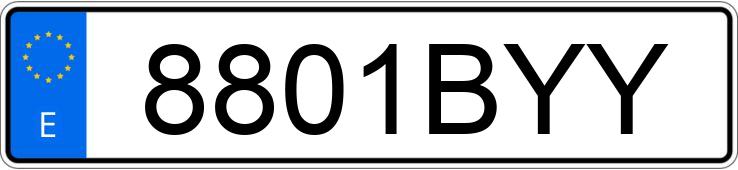 Numer rejestracyjny 8801BYY posiada BMW SERIE 3 Numer rejestracyjny 8801BYY posiada BMW SERIE 3