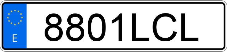 Numer rejestracyjny 8801LCL posiada AUDI A5 SPORTBACK