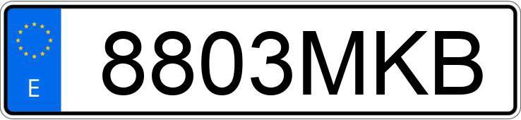 Numer rejestracyjny 8803MKB posiada IVECO DAILY