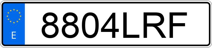 Numer rejestracyjny 8804LRF posiada BMW SERIE 5